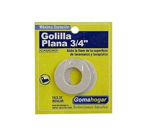 Golilla plana 4 unid 3/4 Goma Hogar