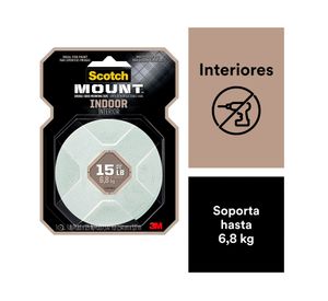 Cinta montaje doble faz Interior 2.54 cm x 3.17 m