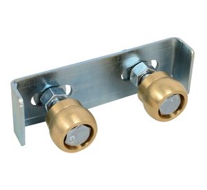 Guía doble 35 mm bronce Ducasse Industrial