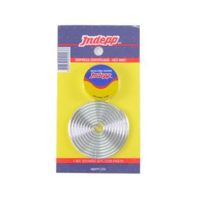 Soldadura 50% estaño con pasta 1 metro Indepp
