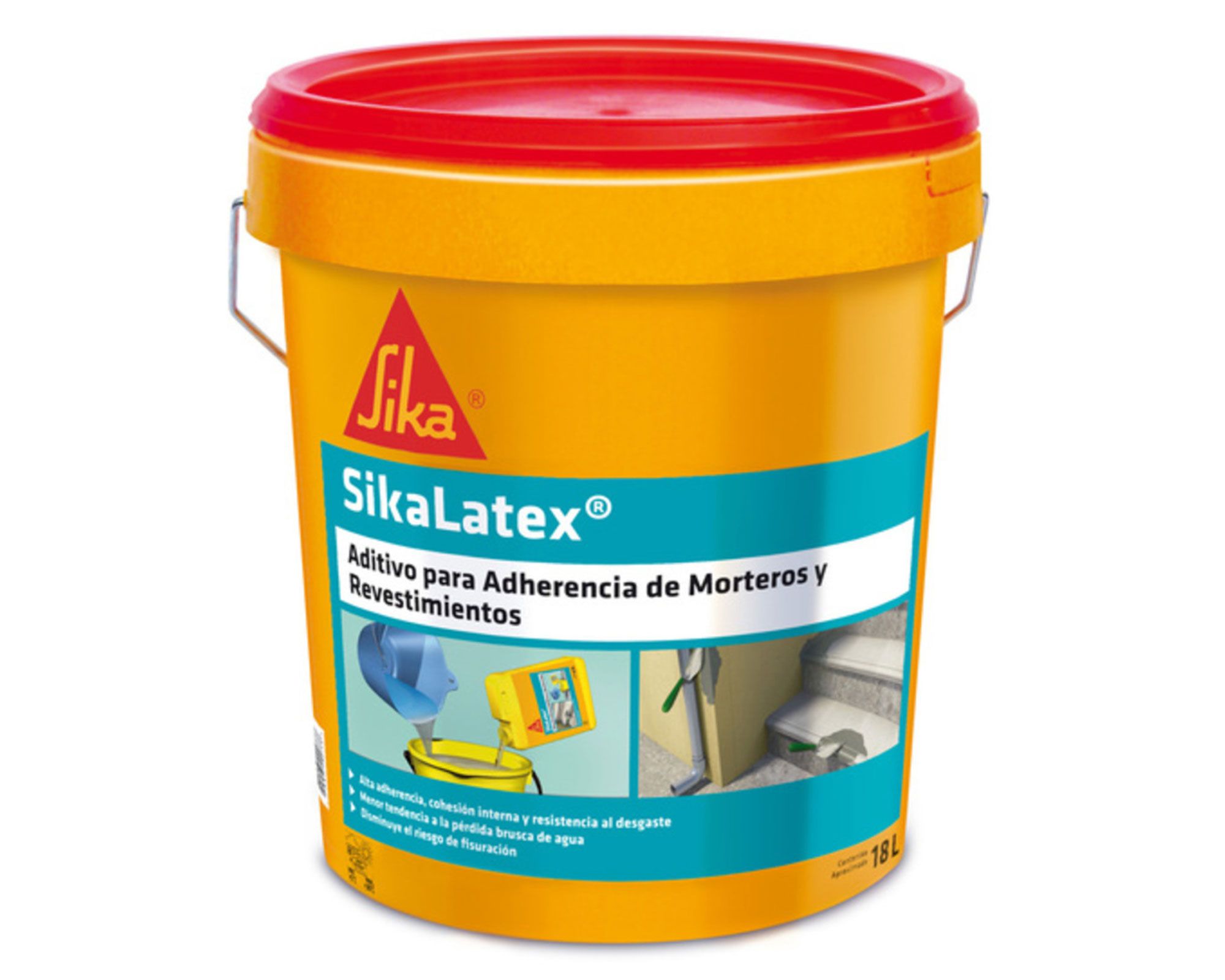 Aditivo adherencia 18 litros sika látex sika