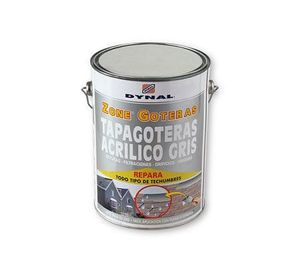Tapagoteras acrílico 1 galón zone goteras gris claro dynal