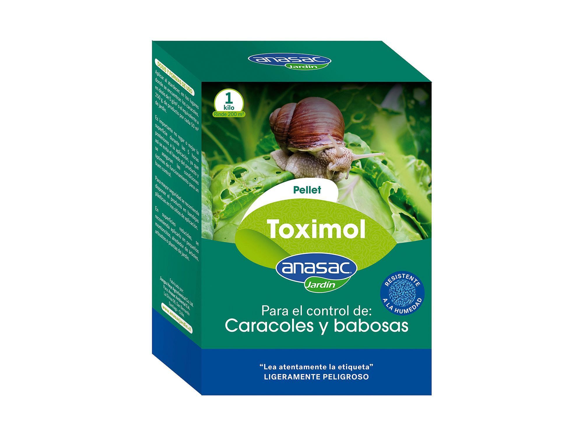 Molusquicida Toximol Pellet 1 kg Anasac