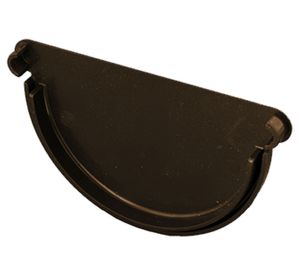 Tapa canaleta PVC marrón Vinilit