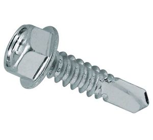 Tornillo autoperforante cabeza hexagonal 3/16 X 1'' 5 unidades.