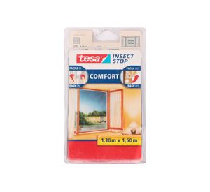 Malla mosquetera 1,30x1,50 m ventana Comfort negro Tesa