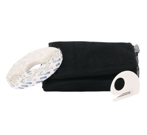 Malla mosquetera 1,30x1,50 m ventana Comfort negro Tesa