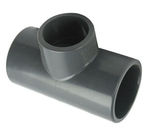 Tee reducción soldable 50 x 40 mm Vinilit