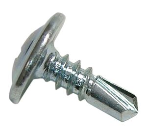Tornillo autoperforante cabeza truss con golilla zincado 8 x 1/2 Imporper