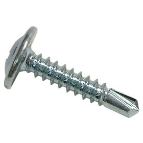 Tornillo autoperforante cabeza Truss con golilla 8 x 1 1/4'' zincado Imporper