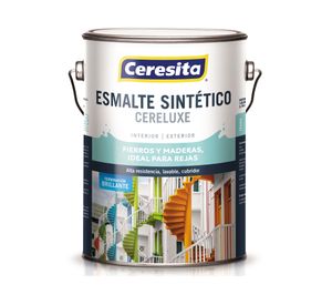 Esmalte sintético 1 galón cereluxe blanco brillante ceresita