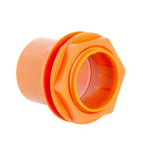 Terminal conduit 40 mmx 1 1/4'' hexagonal con tuerca Hoffens