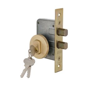 Cerrojo embutido simple 1074 bronce Scanavini