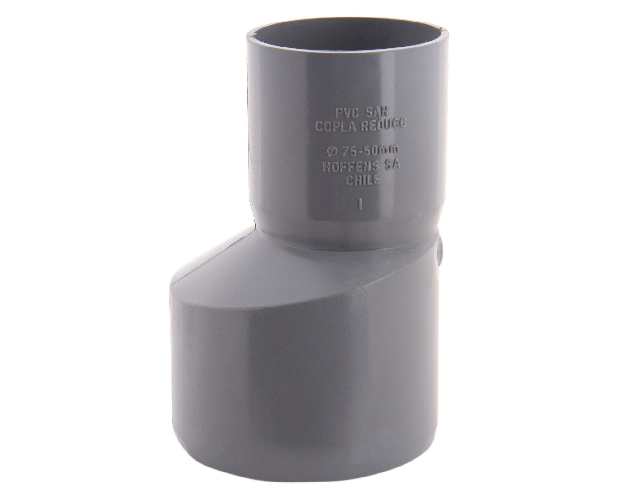 Reducción pvc sanitario 75 x 50 mm Hoffens
