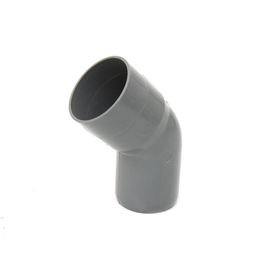 Codo pvc sanitario 45º 50 mm Hoffens