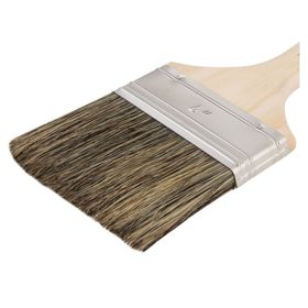 Brocha 4'' plana gris hela