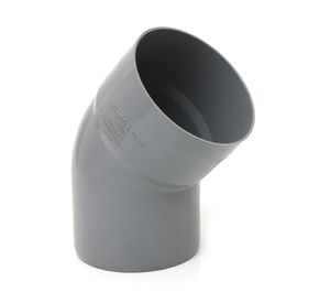 Codo pvc sanitario 45º 110 mm Hoffens