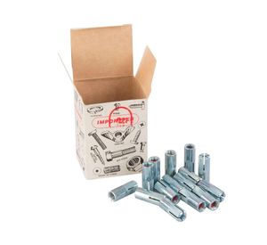 Taco 1/4'' anclaje x50 unidades Imporper