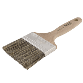 Brocha 3 1/2'' plana cerda gris hela