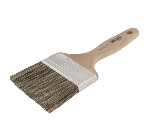 Brocha 3 1/2'' plana cerda gris hela