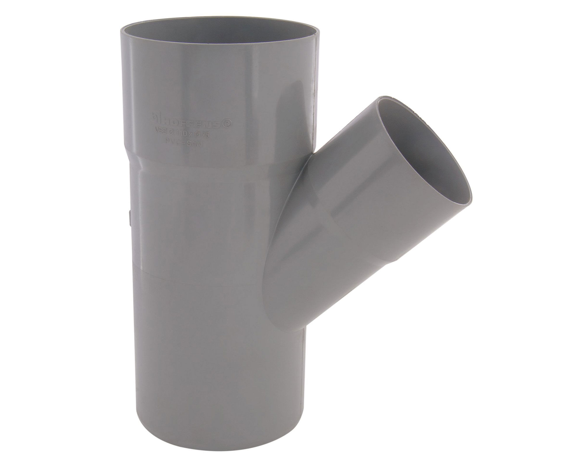 Vee reducción pvc sanitario 110 x 75 mm Hoffens