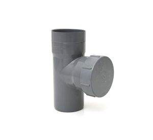 Tee pvc sanitario registro 75 mm Hoffens