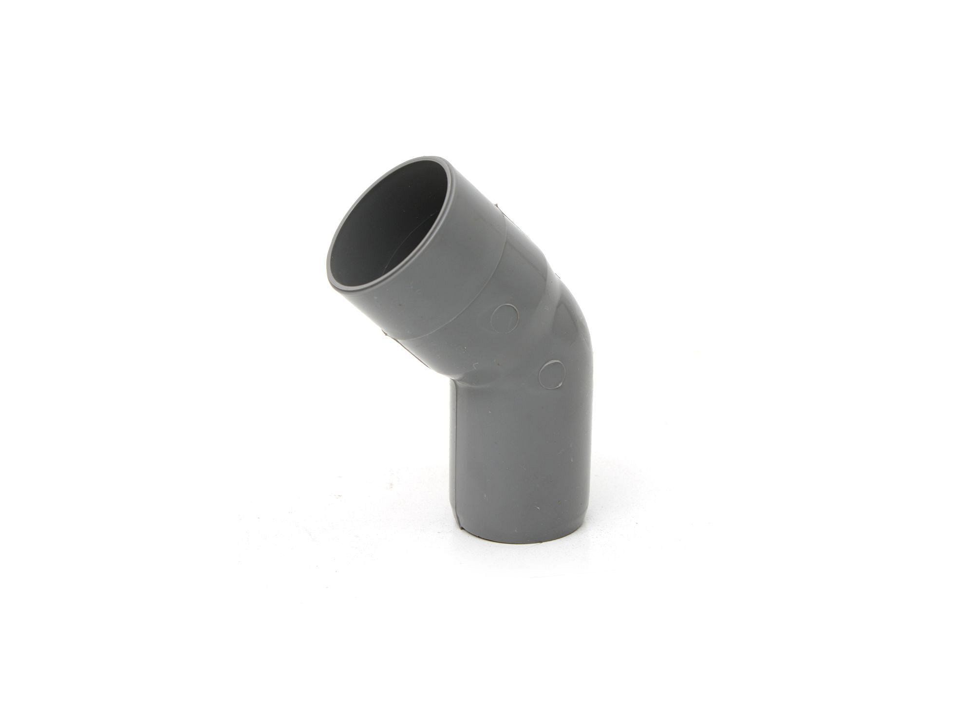 Codo pvc sanitario 45º 40 mm Hoffens
