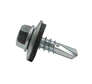 Tornillo autoperforante hexagonal con golilla goma 12x3/4'' Imporper