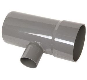 Tee reducción pvc sanitario 75 x 40 mm Hoffens