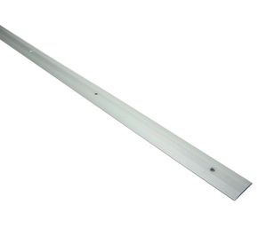 Cubrejunta aluminio plata con tornillo 1 mt Idaf