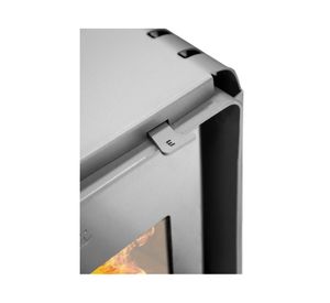 Estufa leña 9000W Scantek 360 gris