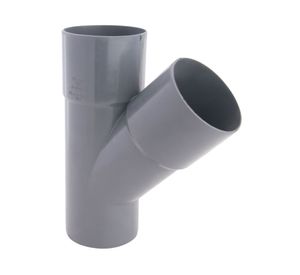 Vee pvc sanitario 75 x 75 mm gris Hoffens