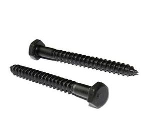 Tornillo Tirafondo 1/4 x 2 1/2''pavonado Imporper