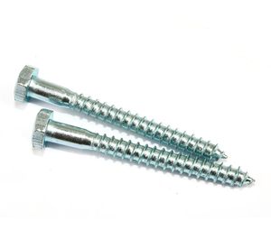 Tornillo Tirafondo 1/4 x 2 1/2''zincado Imporper