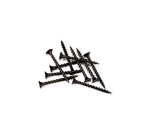 Tornillo Volcanita Roscalata gruesa N°6 x 1 5/8'' CRS negro 10 unidades Imporper