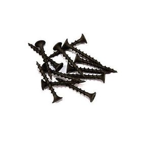 Tornillo Volcanita Roscalata gruesa N°6 x 1 1/4'' CRS negro 10 unidades Imporper