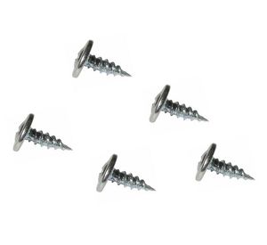 Tornillo autoperforante cabeza Truss con golilla N°8 x 1'' zincado 10 unidades Imporper