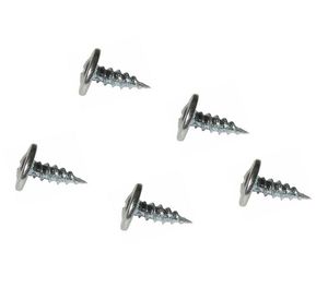 Tornillo autoperforante cabeza Truss con golilla N°8 x 1/2'' zincado 10 unidades