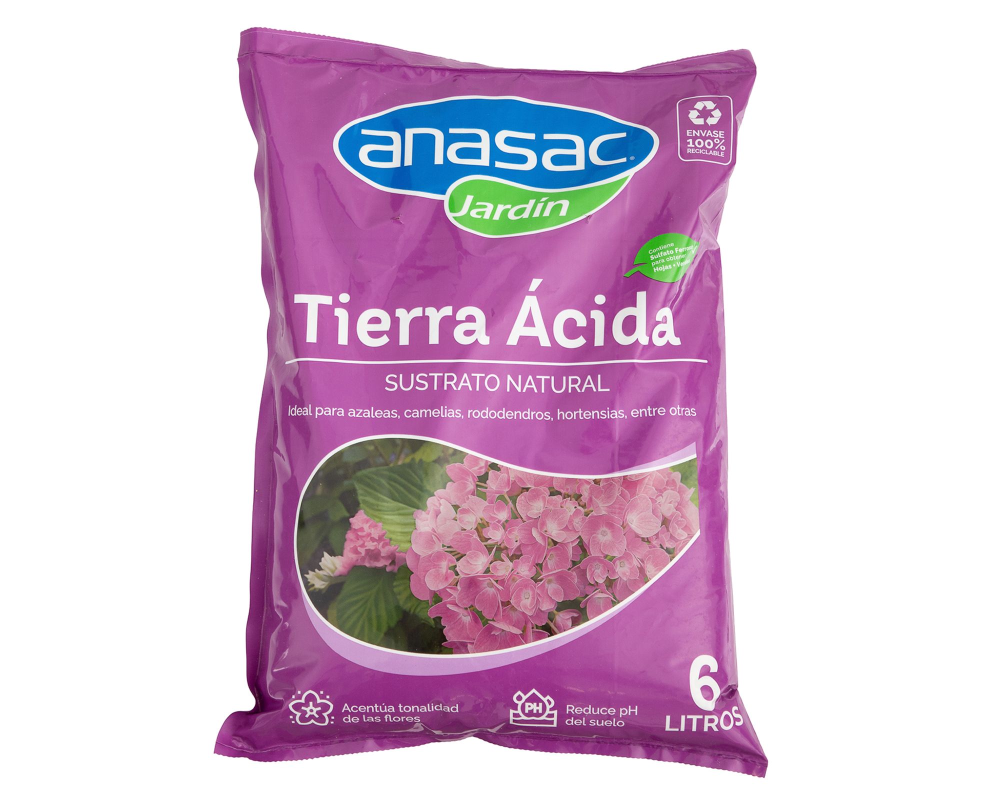 Tierra acida 6 litros anasac