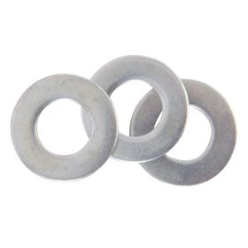 Golilla plana corriente 1/4'' zincada 4 unidades Imporper