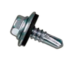 Tornillo autoperforante hexagonal 12 mm x 1 1/2'' con golilla y goma Imporper