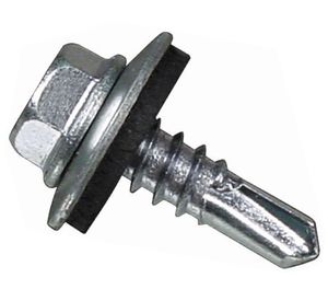 Tornillo autoperforante hexagonal 10x5/8'' Imporper.