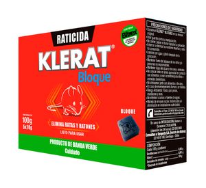 Raticida bloques parafinados gold 100 g klerat