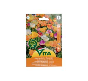 Semilla corriente amapola california variada desinfectada x1.5g vita
