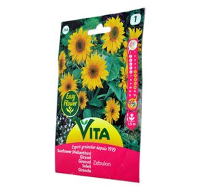 Semilla corriente zebulón girasol desinfectada x3 g vita