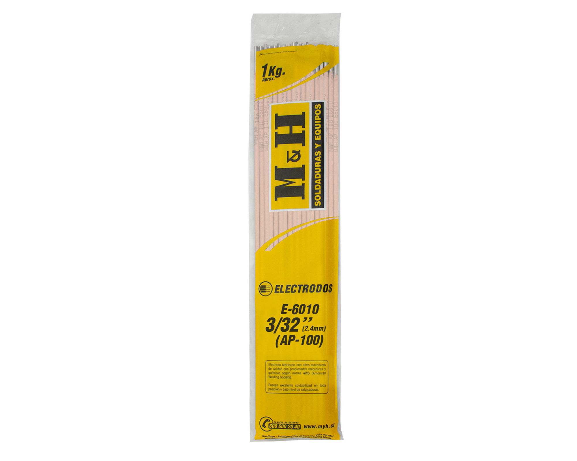Electrodo 3/32" E-6010 1 kg