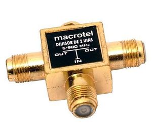Divisor señal de dos vias mini Macrotel