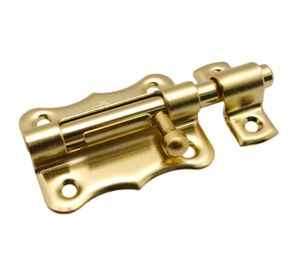 Picaporte base recta 2'' 1078 zincado Lioi.