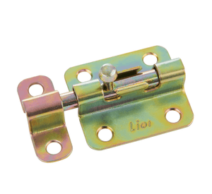 Picaporte base recta 3'' 1078 zincado Lioi