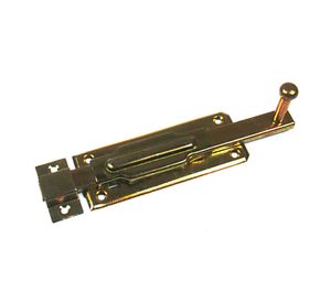 Picaporte base recta 20 cm parche puerta zincado Lioi